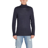 Calvin Klein Blue Wool Turtleneck -   -  Calvin Klein.